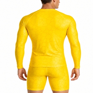 Combinaison de compression intégrale à manches longues pour homme, séchage rapide, qualité supérieure, confort optimal, pour la natation et le sport. - Product Image 2