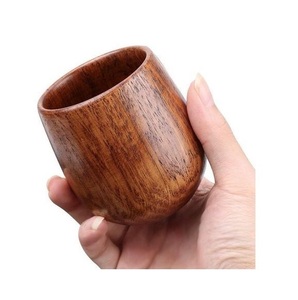 Mug en bois massif fait main, tasse à café en bois naturel, finition rustique, vaisselle pour la maison, disponible chez Worldwide Supply - Product Image 3