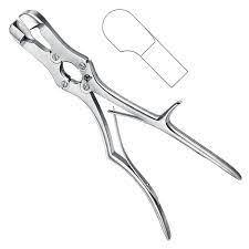 Rongeur crânien de neurochirurgie, instrument chirurgical pour la coupe des os crânien, en acier inoxydable, outil médical pour la chirurgie cérébrale avec logo personnalisé - Product Image 1