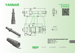 Taiwan tout neuf pour YANMAR 2W85 2TR20 YM2000 TR20 assemblage de baril de piston de moteur Diesel marin - Product Image 3