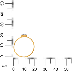 Bague de luxe en or jaune avec diamant rond taillé et accent pavé de diamants 0,35 ct, bande gravée haut de gamme - Product Image 5