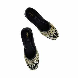 Black Fancy Khusa EC8519 Pisos de Mujer - Product Image 1