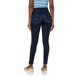 Professional Manufacturer Women Jeans Pants Breathable Fabric Wholesale Made Women Jeans Pants - Product Image 1