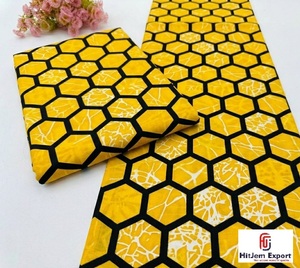 Tela de Algodón 100% con Estampado Africano Personalizado de Tanzania, para Vestidos de Exterior, Moda Diaria, Proveedor de Fabricación OEM - Product Image 2