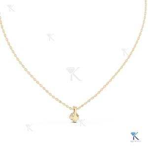 Lab Grown Diamond 0.50 CT Round Cut Solitaire <b>Pendant</b> Necklace 14K 18K <b>Solid</b> <b>Gold</b> Fine Women Classic Prong Jewelry Supplier - Product Image 6