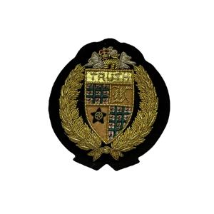 Precio de fábrica, parches bordados tejidos personalizados, prensa de calor en insignias bordadas para sombreros y ropa - Product Image 1