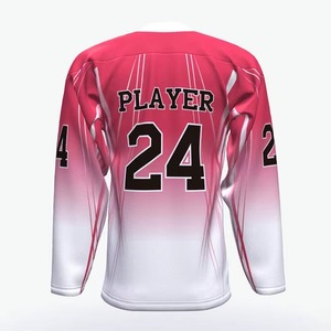 Jersey de Hockey sobre Hielo Sublimado Personalizado 2026 - Ropa Deportiva de Verano de Alta Calidad, Secado Rápido, Transpirable, Antibacterial y Ecológica - Product Image 6