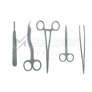 Juego de 9 Instrumentos Quirúrgicos Dentales Manuales de Acero Inoxidable, Reutilizables y Ecológicos para Cirugía Dental - Product Image 4