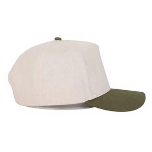 หมวกแก๊ปแบบ Snapback ปรับได้ 6 แผง สำหรับทุกเพศ สีเขียวมะกอก ปีกหมวกสีพื้น ผ้าแคนวาส สวมใส่สบาย เหมาะสำหรับผู้ใหญ่ ฤดูใบไม้ผลิและฤดูร้อน - Product Image 3