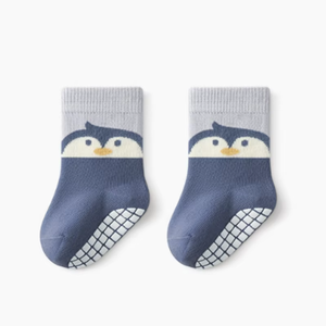 Chaussettes pour bébé en coton épais respirant antidérapant avec logo personnalisé pour garçons et filles de 0 à 3 mois et de 6 à 12 mois - Product Image 6