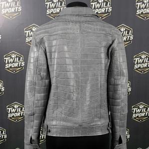 Nouvelle Arrivée - Veste d'Hiver Décontractée pour Homme en Toile Plaquée Cuir Gaufré Durable, Double Face, Col Rabattu, Design Personnalisé - Product Image 3