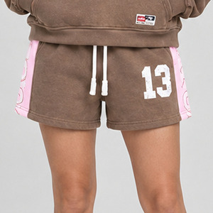 Screen Printed <b>Custom</b> Women's Hoodie Shorts Set Polyester Cotton Casual Streetwear Personalized Print OEM Matching Two Piece Set - Product Image 5