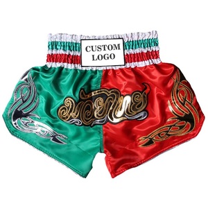 Short de boxe Muay Thai pour hommes, design personnalisé, dernier modèle / Shorts thaïlandais légers à prix de gros - Product Image 3