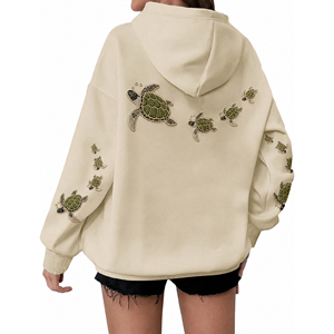 Sudaderas con Capucha Bordadas Premium, Logotipo Personalizado, Sudaderas de Felpa de Algodón para Hombre y Mujer, Venta al Por Mayor, Fabricación de Ropa OEM ODM - Product Image 2