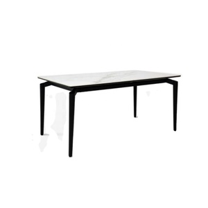 โต๊ะรับประทานอาหารทำจากหินทรงสี่เหลี่ยมเฟอร์นิเจอร์ห้องรับประทานอาหารสำหรับใช้ในอพาร์ทเมนต์และโรงแรม - Product Image 3