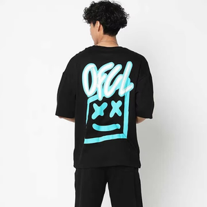 Conjunto de Ropa para Hombre, Verano, Algodón, Holgado, Informal, Dos Piezas, Camiseta y Pantalones Cortos de Playa, Traje Estampado de 2 Piezas para Hombre - Product Image 5