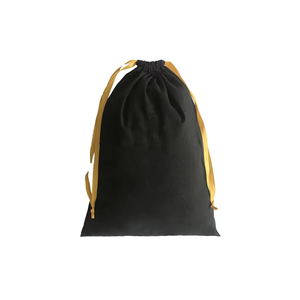 ถุงผ้าฝ้ายรักษ์โลกแบบมีเชือกผูก ใช้ซ้ำได้สำหรับใส่ของชำ ช้อปปิ้ง และจัดเก็บของใช้ประจำวันเพื่อการใช้ชีวิตอย่างยั่งยืน - Product Image 1