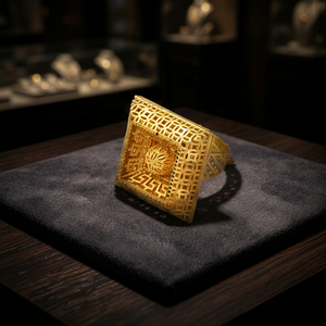 Anillo de Dedo Chapado en Oro de 14K, 18K, 24K al por Mayor, Anillo de Dedo Tradicional, Anillo de Dedo de Moda Relleno de Oro, Joyería de Oro - Product Image 4