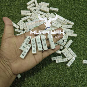 Dés de jeu rectangulaires en os de buffle de haute qualité, écologiques, personnalisés, en corne de buffle polie, style animalier - Product Image 5