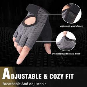 Guantes Deportivos Unisex Personalizados, Diseño Abierto, Transpirables, Ligeros, Resistentes al Desgaste, Protección UV, para Ciclismo - Product Image 4