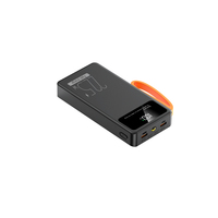 Power Bank Mini portabel 20000mAh, pengisi daya cepat dengan tampilan Digital dan speaker nirkabel desain lucu