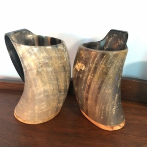 Mug en corne de Viking de qualité supérieure, décoratif, artisanal, décoration nordique pour la maison, vaisselle pour bière et vin, mugs pour mariage et fêtes, au meilleur prix - Product Image 6