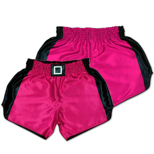 Wholesale Custom Logo Boxing Trunks High Elastic Waistband Satin Fight Shorts for Men - Product Image 4
