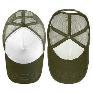 Gorra de malla de espuma promocional, gorra de camionero de color sólido, gorra de papá, estampado por sublimación personalizado, gorra deportiva de 5 paneles, panel de espuma suave - Product Image 2