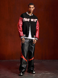 Bold Style College Baseball Jacket for Boys Youth Varsity Letterman Bomber Warm Outerwear Inspired Jacket for <b>Men</b> Look - Product Image 6