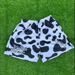 Shorts de sport pour homme personnalisés, en maille polyester à sublimation, à séchage rapide, avec entrejambe de 5 pouces, pour la gym, le basketball et le streetwear - Product Image 2