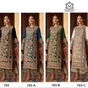 Salwar Kameez Tradicional para Mujer en Faux Georgette - Sin Arrugas, Protección Solar, Materiales Reciclados, Secado Rápido, Corte Regular - Product Image 1