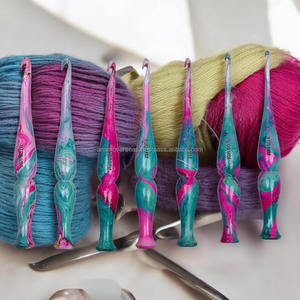 Prix d'usine de crochets en résine marbrée personnalisés pour les entreprises artisanales OEM - Product Image 2