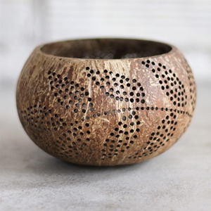 เชิงเทียนกะลามะพร้าวเชิงเทียนของขวัญสำหรับคริสต์มาส - Product Image 5
