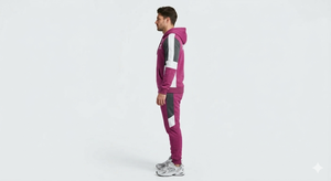 Ensemble de survêtement évasé pour homme, en coton épais 100% uni, avec logo personnalisé, pantalon évasé et sweat à capuche, toutes tailles, faible MOQ - Product Image 3