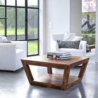 Table basse en bois de manguier massif de style traditionnel personnalisable, hauteur réglable, design moderne, couleurs personnalisées, logo personnalisé, pour salon