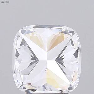 Diamant solitaire de laboratoire taille coussin, de 1,00 à 5,00 carats, certifié IGI, pour bijoux de bague, taille personnalisable - Product Image 3