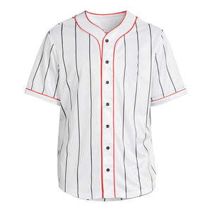 Baseball-Style Breathable Sports Jersey Quick-Dry <b>Button</b>-<b>Up</b> Athletic Team <b>Shirt</b> - Product Image 4