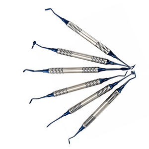 Dental Composite Stainless Steel Color Spatula Repair Restorative Surgical Dental Instruments 6pcs/Set A+ By Blush Surgical - Product Image 3