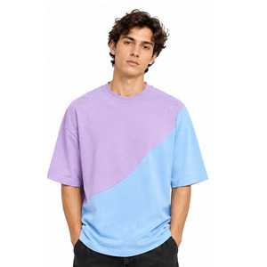 Camiseta Extra Grande para Hombre, 100% Algodón, Ropa de Verano, Manga Corta, Estilo Moderno Informal, Camiseta Básica, Prenda Suave - Product Image 1