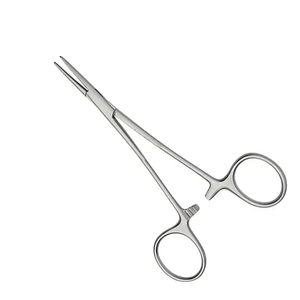 Pinces à moustiques à pointe incurvée, réutilisables, en acier inoxydable, fournisseur en gros de pinces médicales, pinces à moustiques de haute précision - Product Image 1