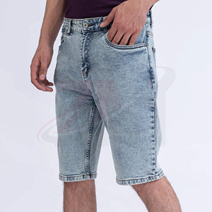 Factory Exporter Premium Custom Men Plain Denim Shorts Classic Cotton Summer Wear Wholesale Manufacturer - Product Image 5