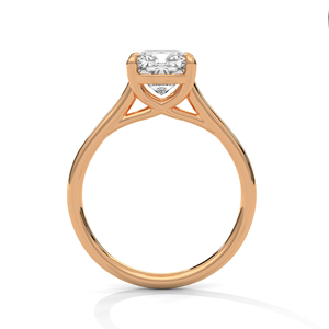 Premium Gold Silver Round <b>Ring</b> 3.00 CTS Moissanite CVD Colour Stone <b>CZ</b> EGL VVS2 D VS1 Yellow White Rose Jewelry - Product Image 3