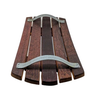 Plateau de service en bois d'acacia rustique fait à la main Plateau élégant en bois de noyer pour des styles personnalisés pour servir des aliments et du thé dans la cuisine - Product Image 3