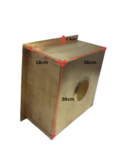 Évier de bar en laiton non laqué, martelé, fait main, à cuve unique, à encastrer sous plan, pour préparation culinaire - Product Image 4