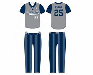 Uniformes de Béisbol Personalizados de la Mejor Calidad, Transpirables, Tallas Grandes, 100% Poliéster Sublimado, Venta al Por Mayor - Product Image 1