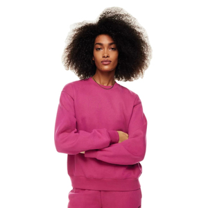 Sudaderas Lisas de Color Sólido Personalizadas al por Mayor para Mujer, Material Personalizado al por Mayor, Algodón y Poliéster - Product Image 5