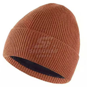 Bonnet en laine de haute qualité, très vendu, pour hommes et femmes, usage extérieur, bonnet chaud d'hiver - Product Image 2
