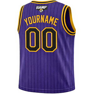 Camiseta de Baloncesto Retro Personalizada al por Mayor, Uniforme Sublimado con Logotipo Personalizado, Color y Nombre del Equipo, Ropa para Hombre y Mujer, OEM - Product Image 2