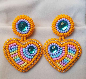 Boucles d'oreilles pendantes pour femmes et filles, perles de diamant tendance pour les anniversaires et les fêtes par MD HANDICRAFTS - Product Image 4