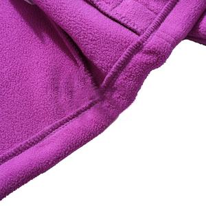 Chaqueta de lana con cremallera y cuello levantado de invierno de alta calidad OEM logotipo personalizado transpirable de talla grande a prueba de viento cómoda informal para mujer - Product Image 5